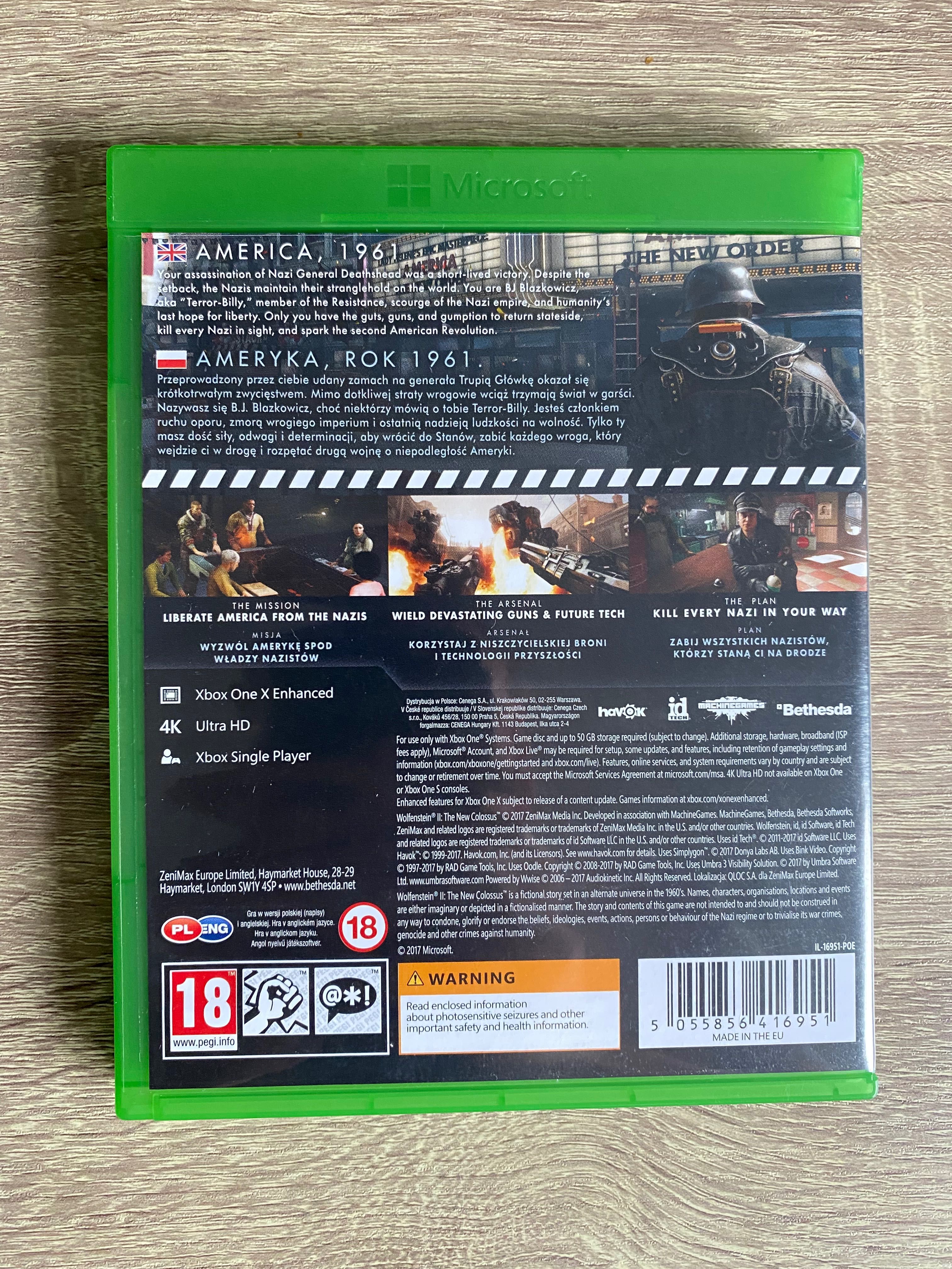 Wolfenstein II The New Colossus Xbox One/Series X