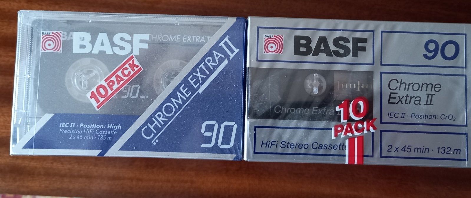 Аудиокасета BASF Chrome Extra II 90 1991