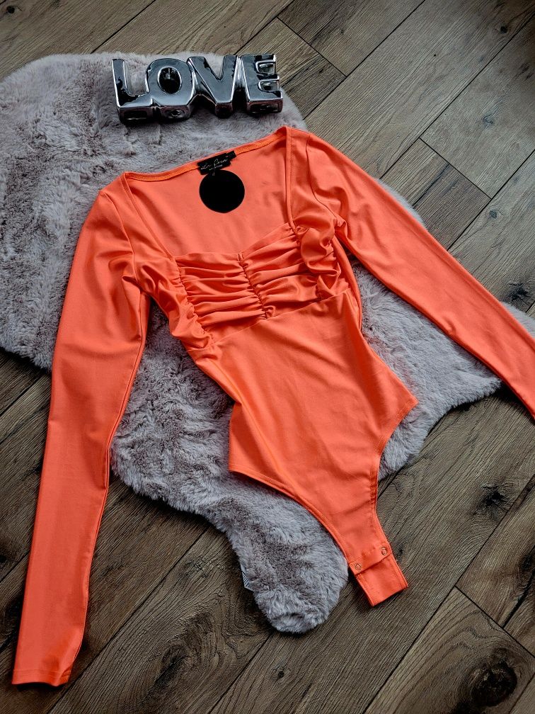 Body Lycra La Coca Lycra xs/s neon pomarańcz
