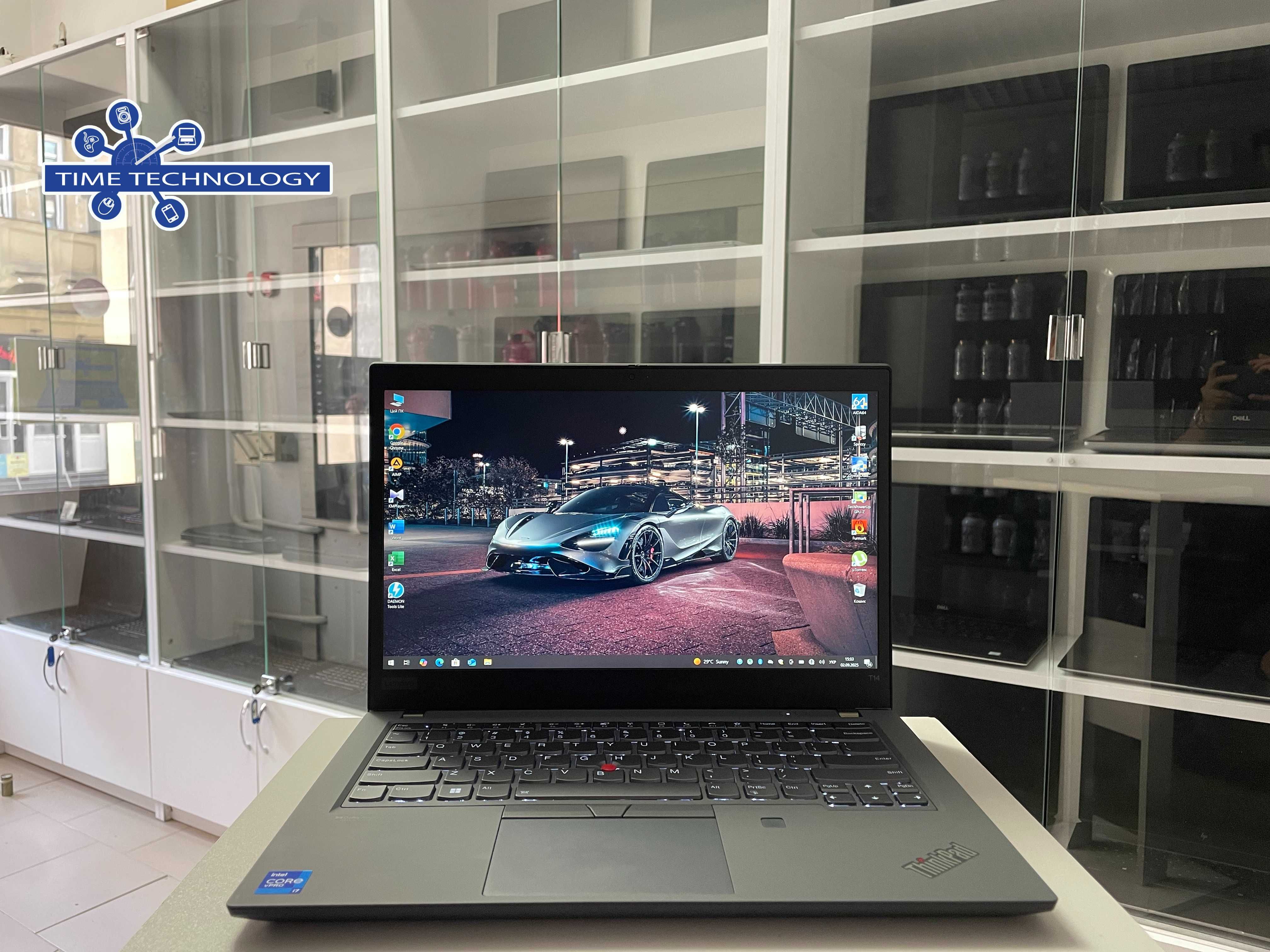 Ультрабук Lenovo Thinkpad T14 gen 2i Touch i7 NVIDIA IPS R32 Куліша 22