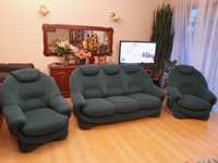 Komplet kanapa z funkcją spania i dwa fotele Gdańsk