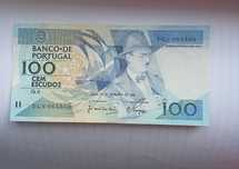 Capicua Nota 100$ Fernando Pessoa