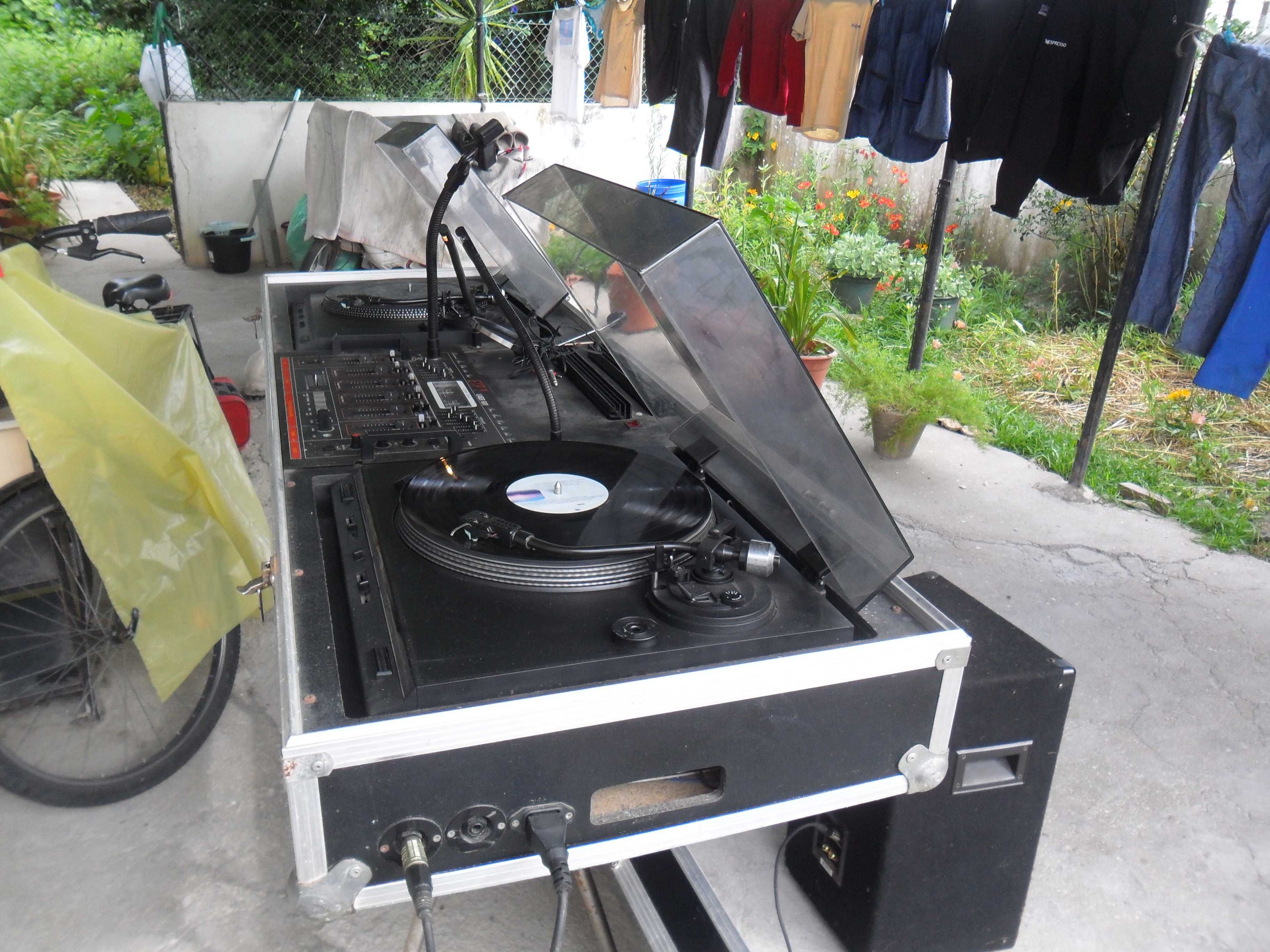 set completo com case para dj
