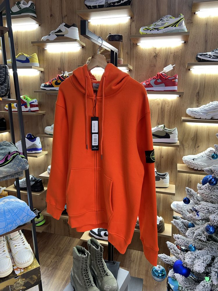Зіп Худі Stone Island Orange