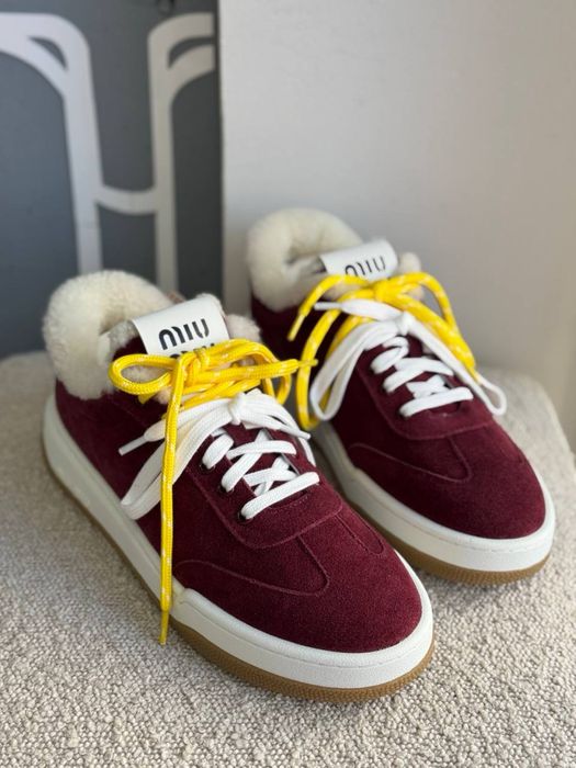 Кросівки утеплені miu miu, розмір: 37,38