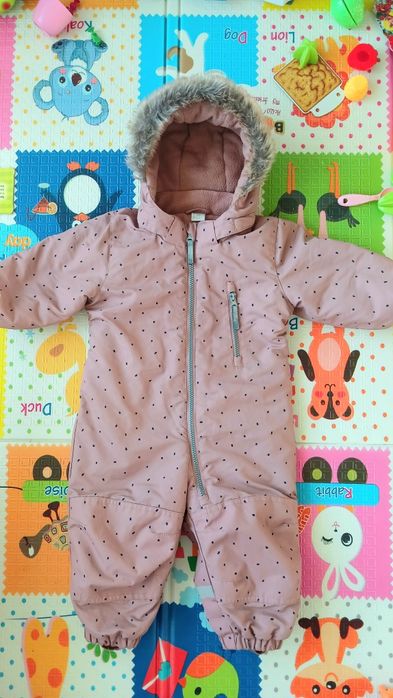 Зимовий комбінезон на дівчинку, бренду HM, 80-86