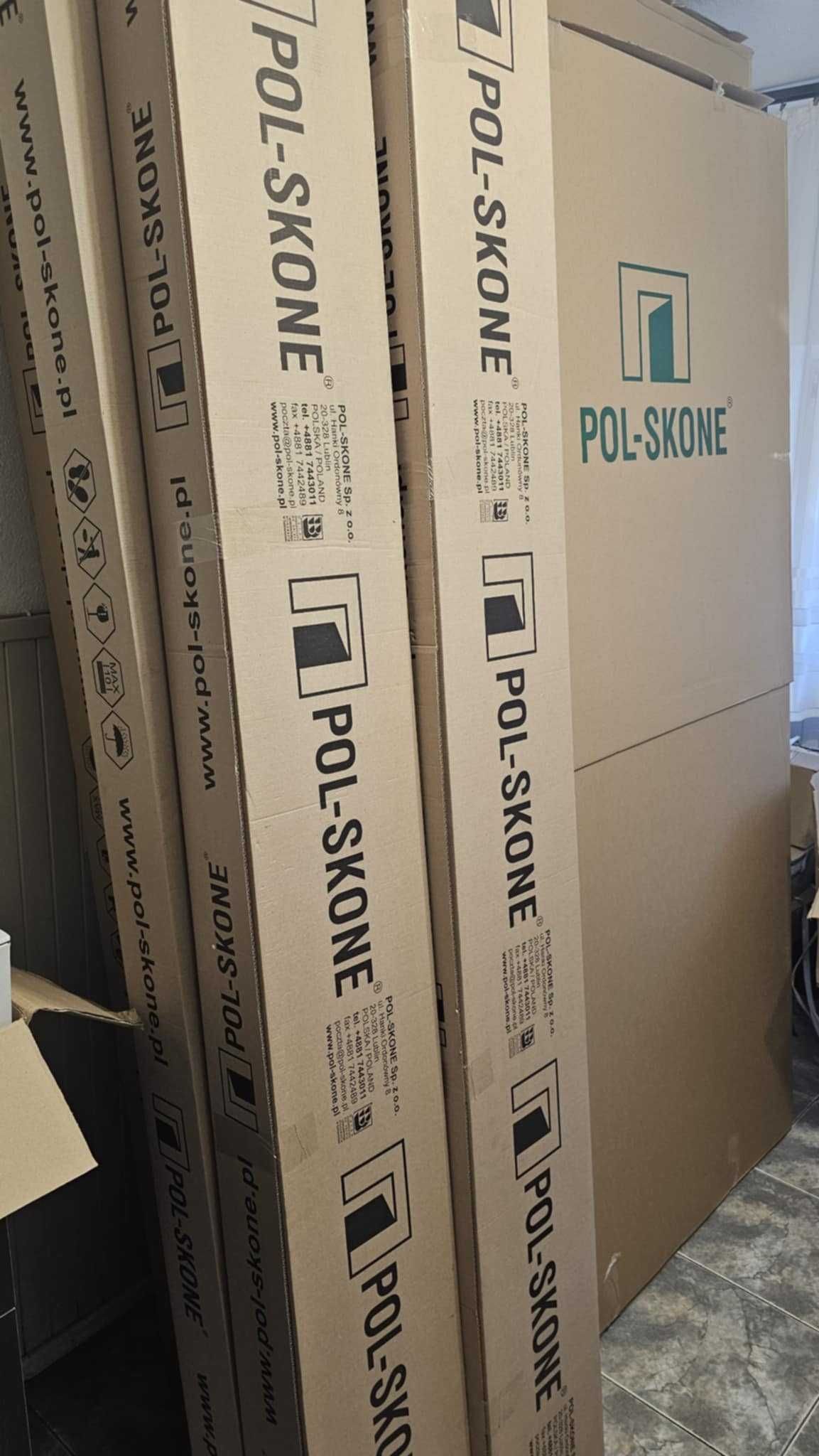 Drzwi wewnętrzne POL-SKONE ESPINA wzór VO1 rozmiar 90"  Od Ręki