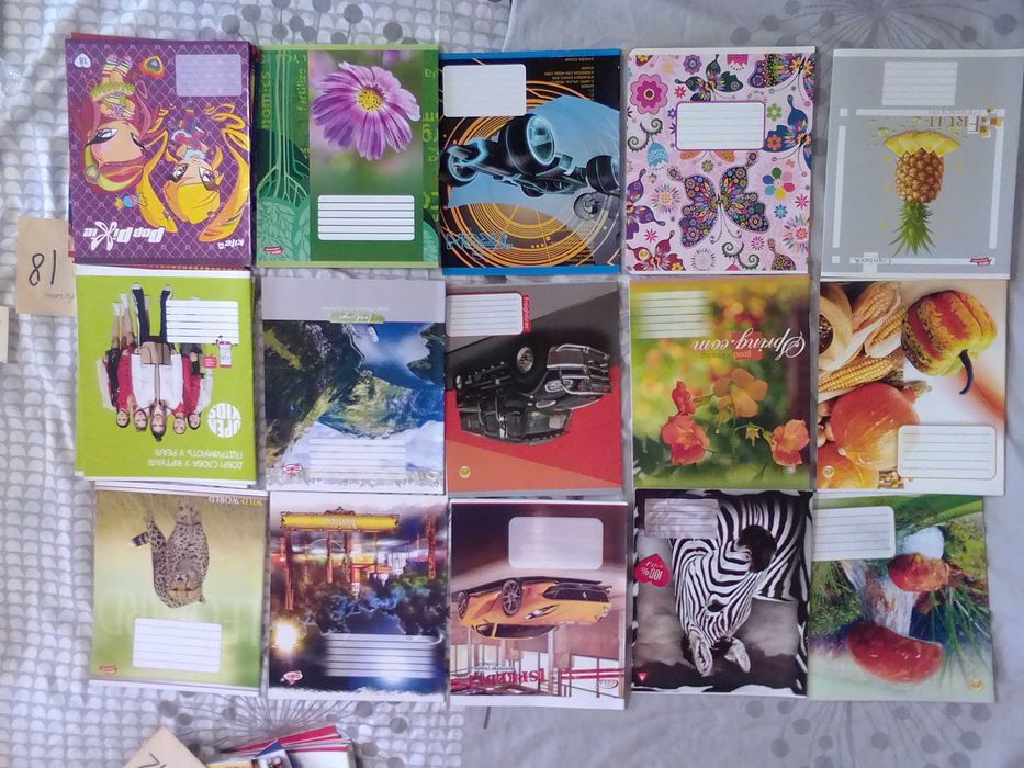 Зошити шкільні Тетради школьные   новые,