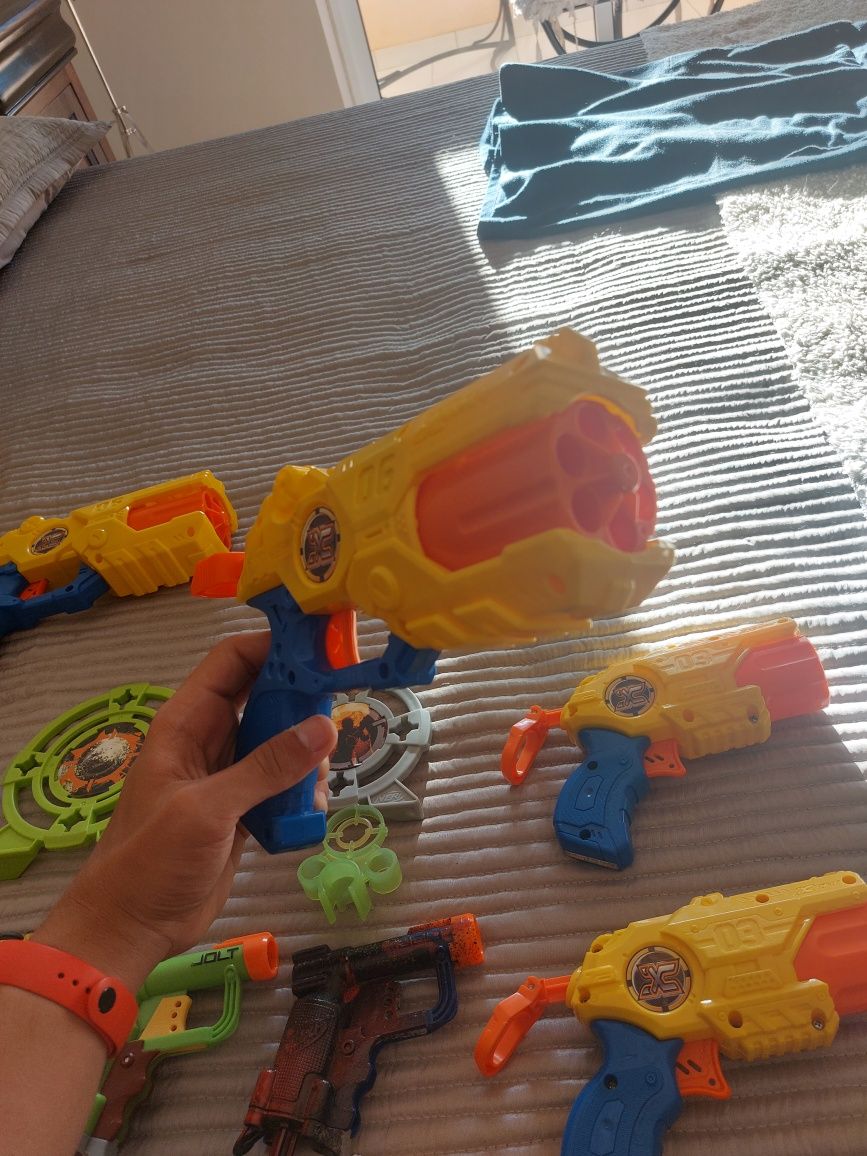 Nerf's, balas e alvos