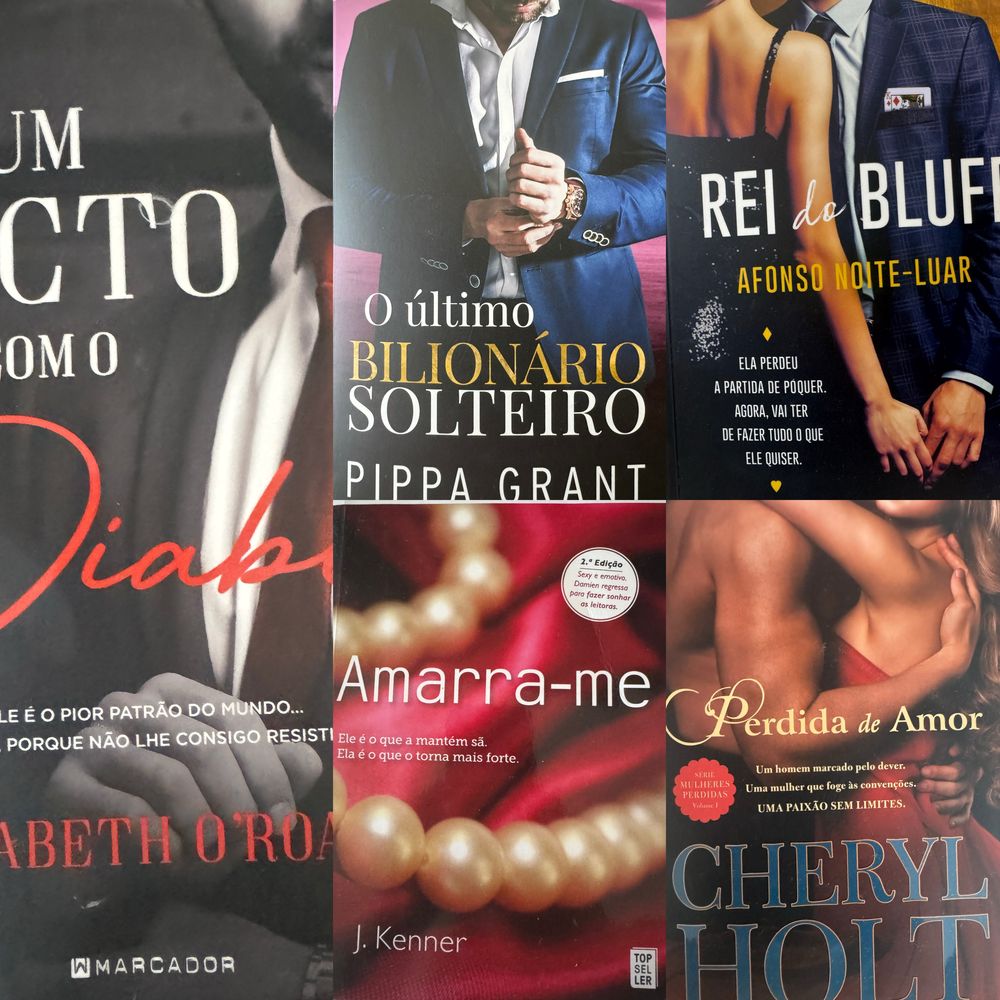Livros varios autores romance/erotico/drama