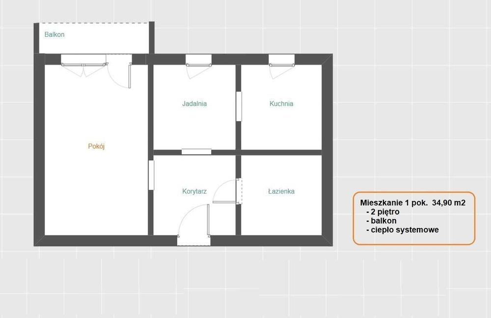 Wynajmę kawalerkę z jadalnią, Racibórz, ul. Kossaka 53.