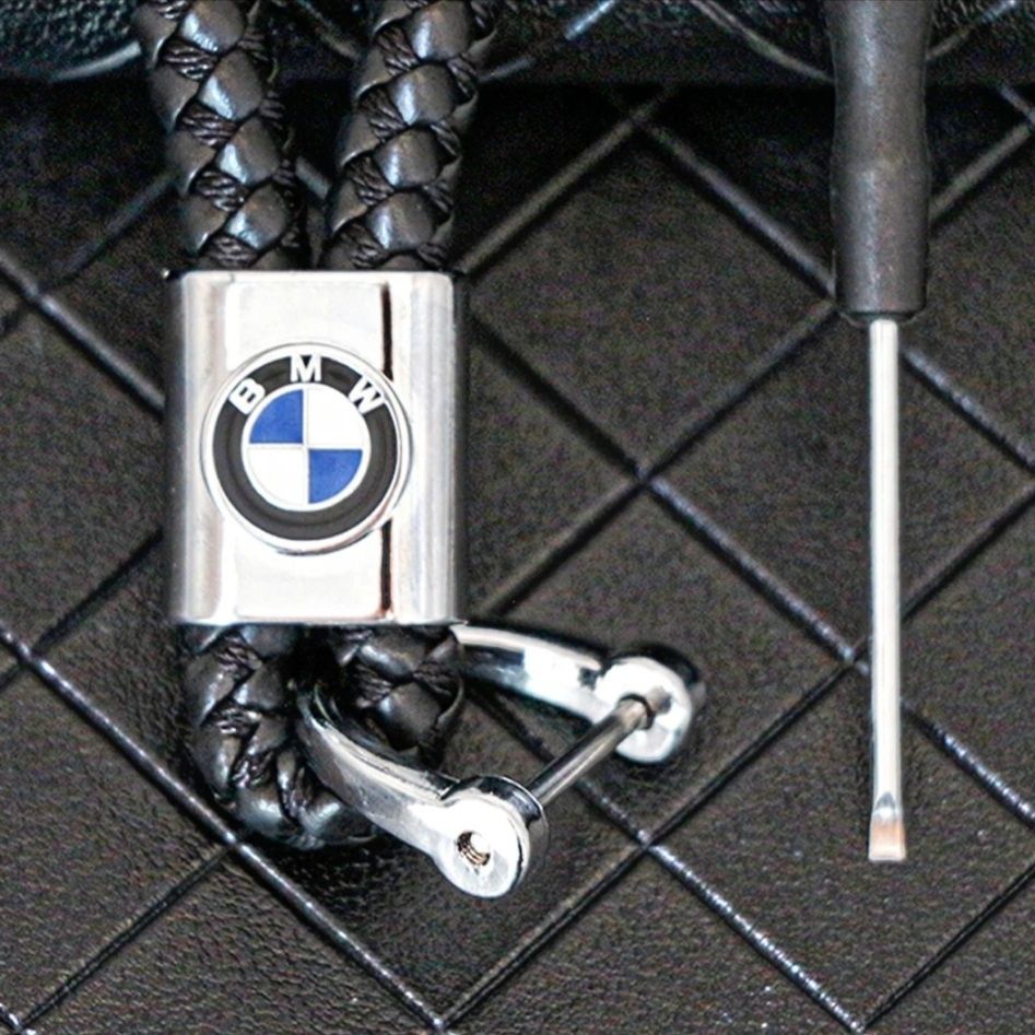 Brelok do kluczy BMW plecionka I metal