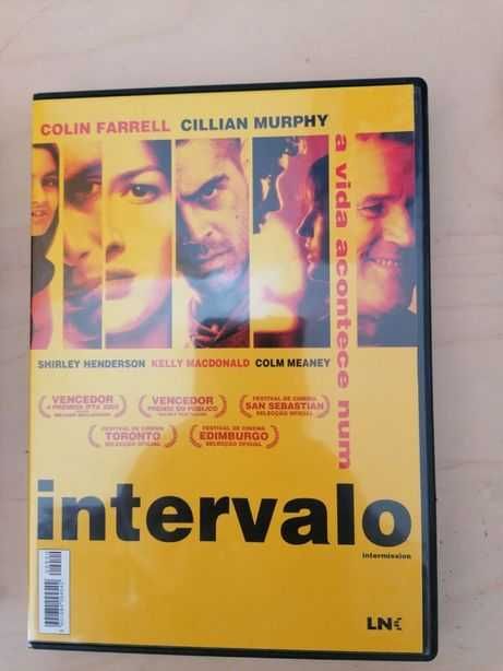 Dvd INTERVALO Colin Farrell ENTRGAJÁ Cillian Murphy Filme John Crowley