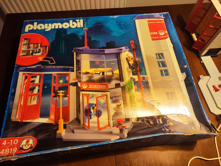 Remiza strażacka Playmobil 4-10 lat