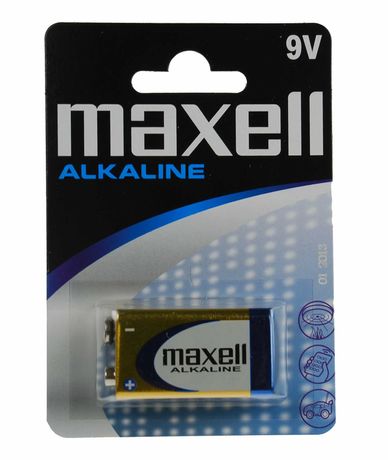 Батарейка Крона Maxell 6LR61 1PK BLISTER,12 шт.