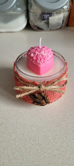 Świece z wosku sojowego