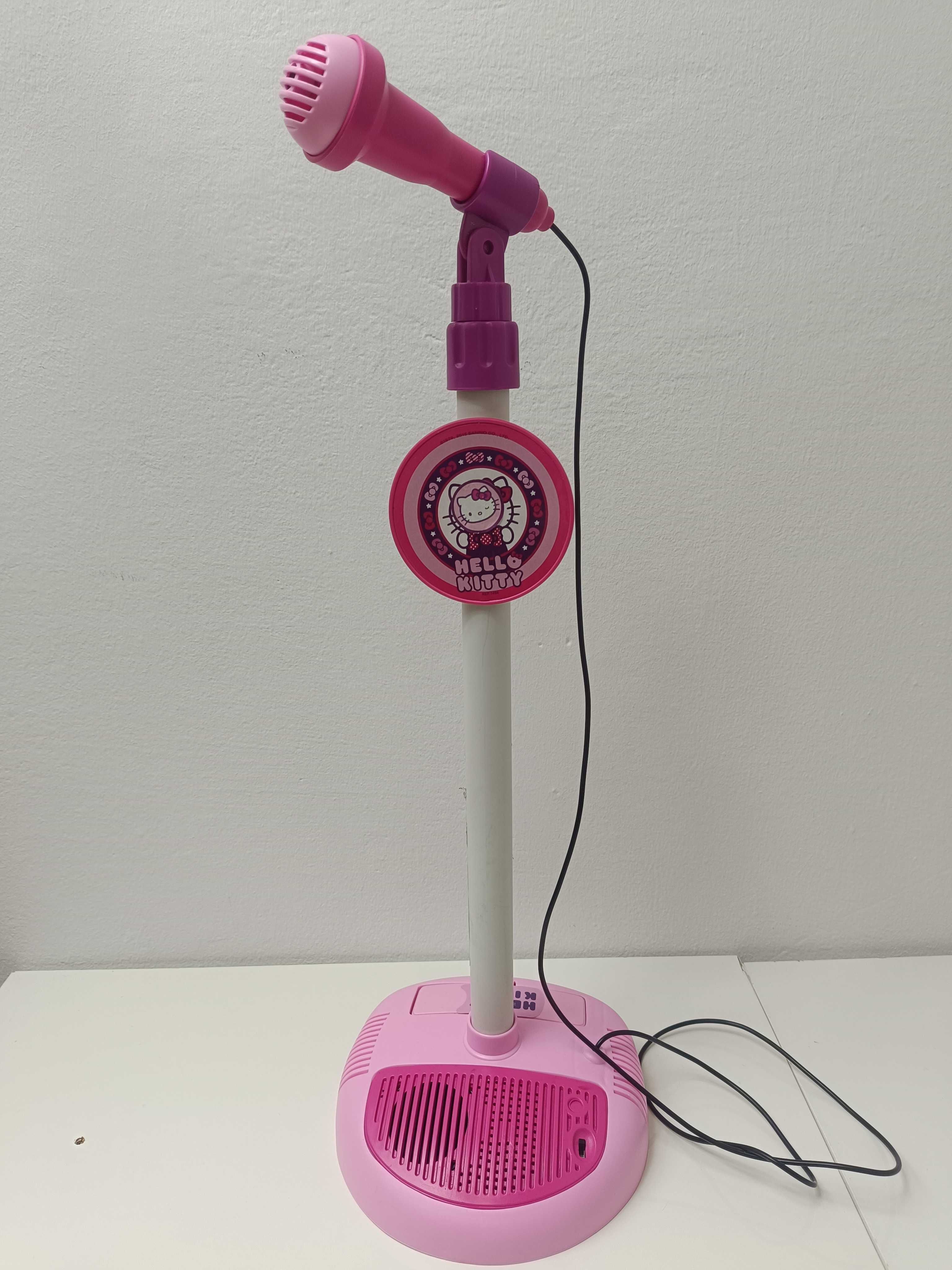 Reig hello kitty zestaw muzyczny gitara mikrofon statyw wzmacniacz