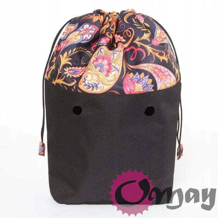 Czarny Komin organizer OBAG MINI worek orient nowy 2 kieszenie OMAY