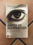 "Antes de Adormecer", de S. J. Watson