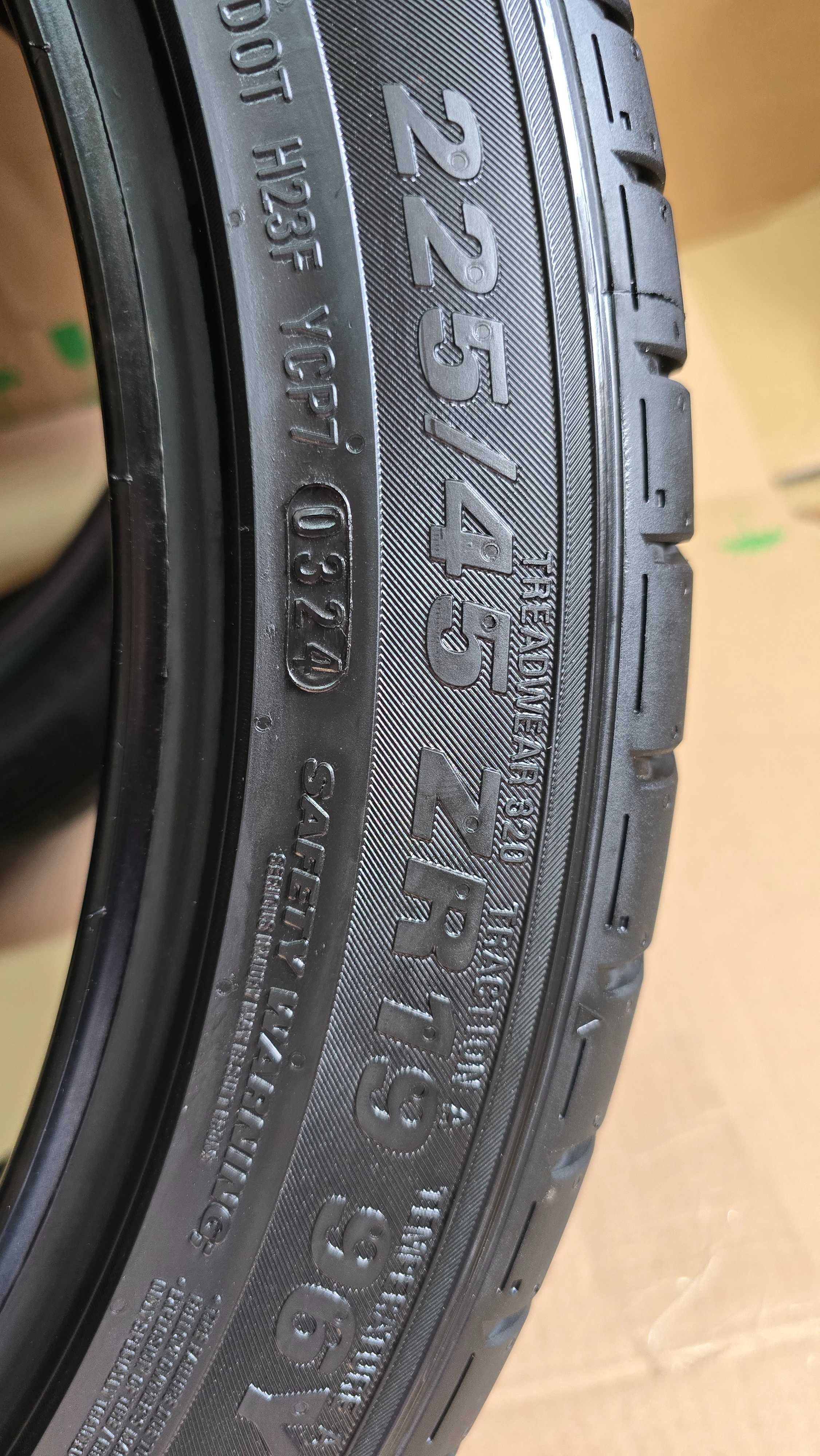 2 x opony Kumho Ecsta PS71 225/45 R19 -NOWE OKAZJA!