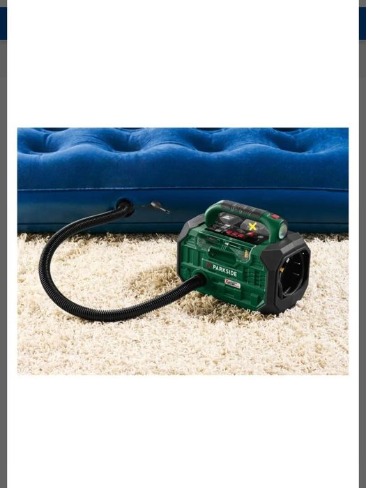 Compressor e inflador recarregável de 20 V parkside