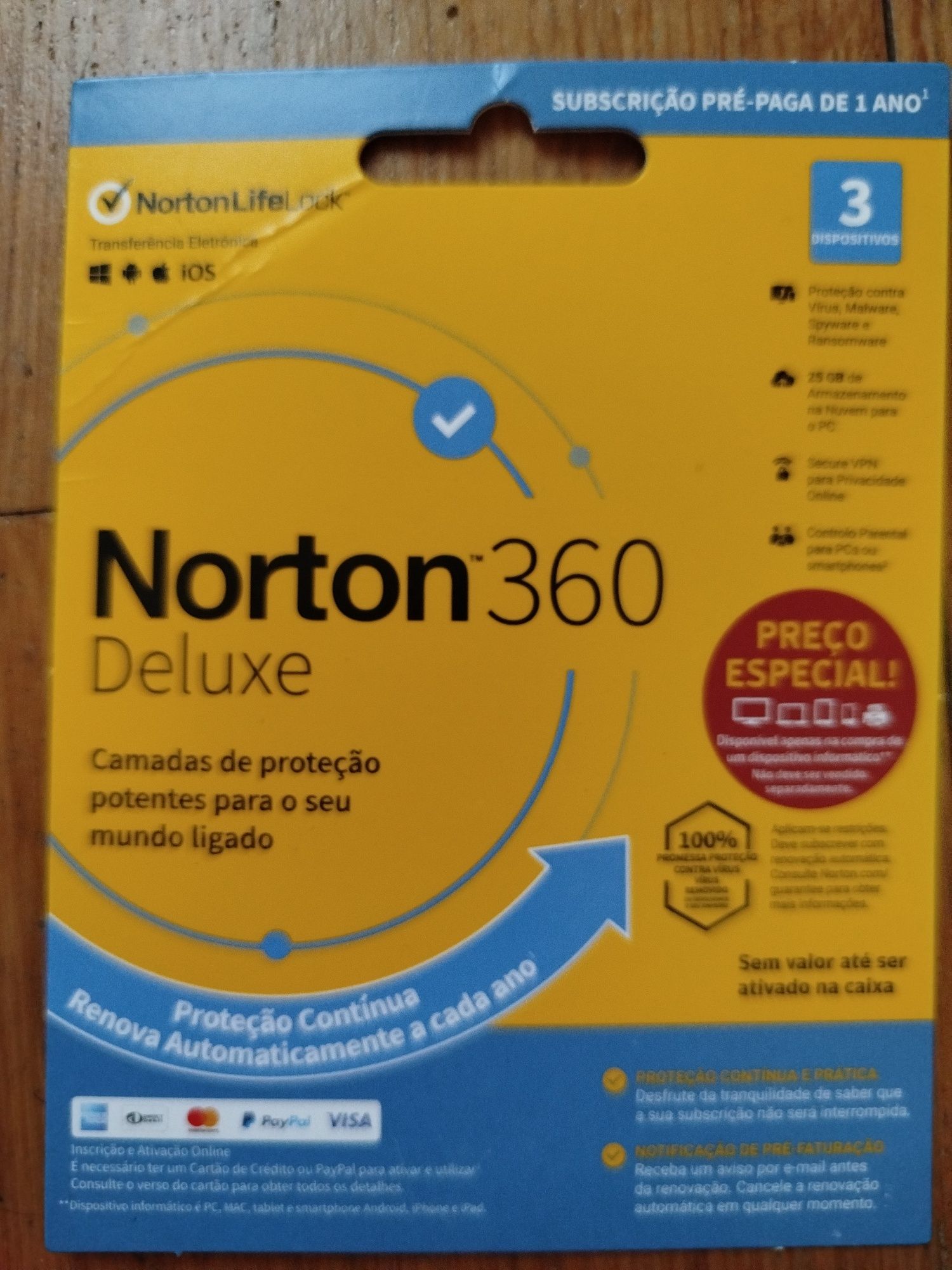 Norton 360 1 ano