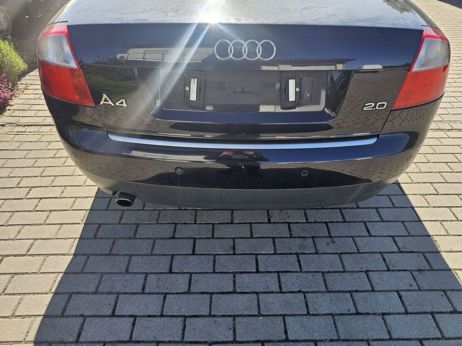 Zderzak tylny czujniki PDC Audi A4 B6 Kod lakieru LZ5L