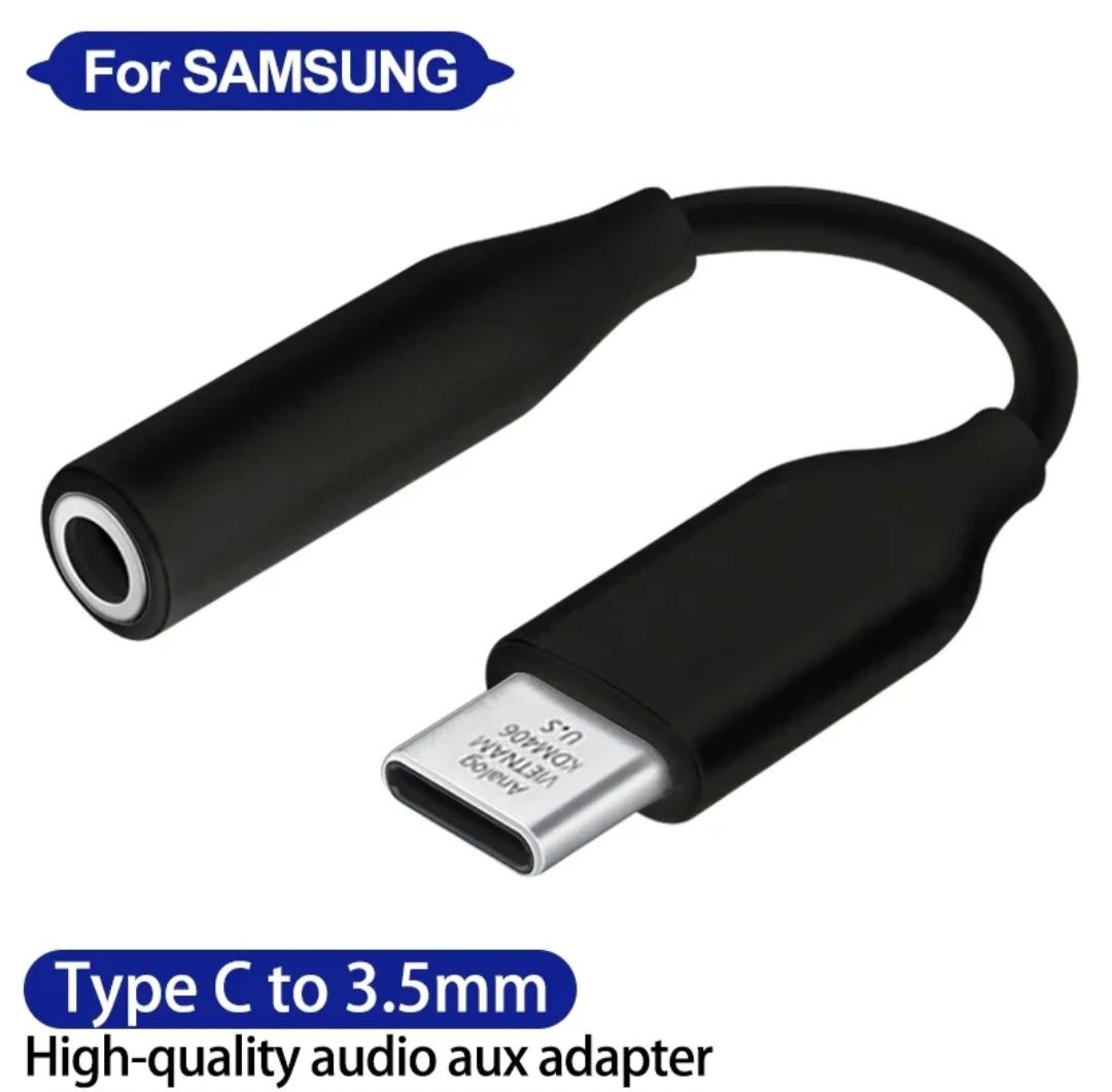 Kabel słuchawkowy usb C do jack do SAMSUNG Galaxy S23 S22 S21 Ultra