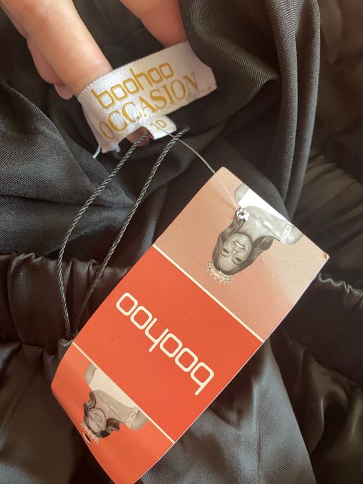 Новорічний святковий вечірній комбінезон зі штанами boohoo s-m