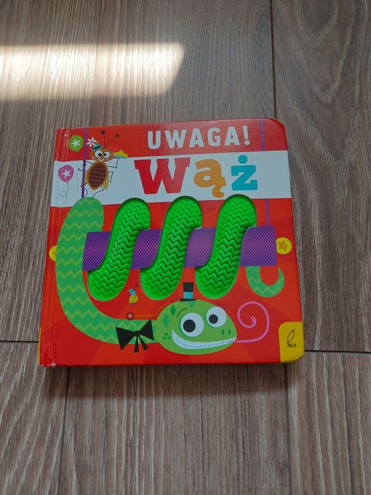 Uwaga Wąż, książeczka sensoryczna dla dzieci