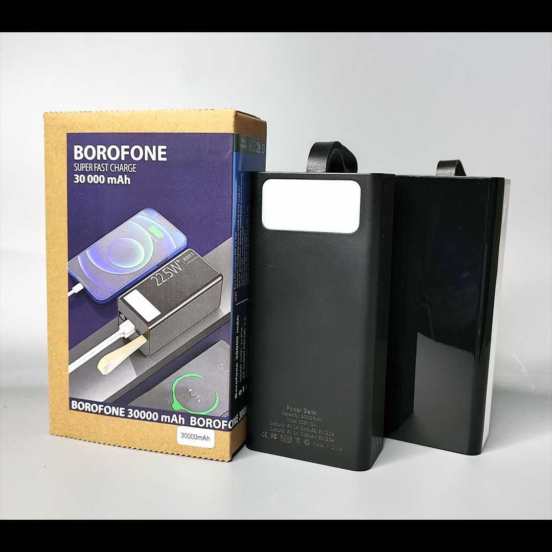 Зовнішній акумулятор power bank borofone pd30 30000 мАч 22.5 вт