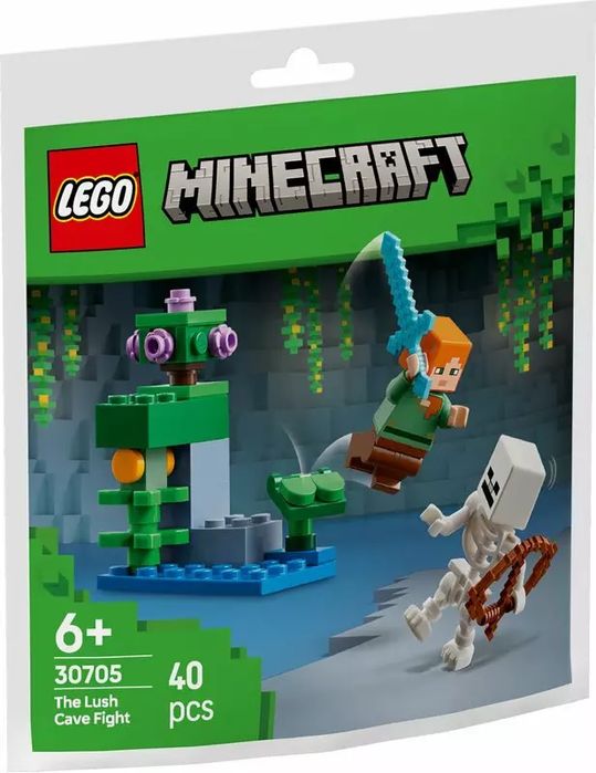 LEGO Minecraft Walka w bujnej jaskini 30705. LEGO