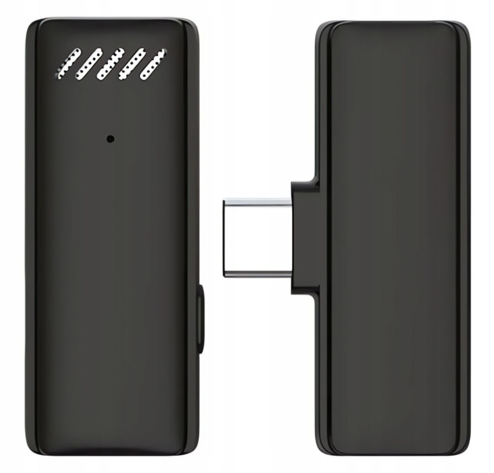 Mikrofon Krawatowy Bezprzewodowy Z Etui Ładującym USB-C