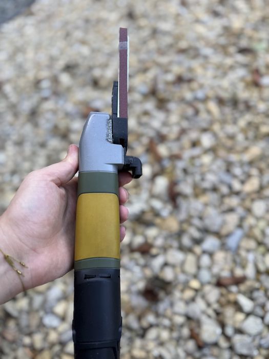 Proxxon - nowa szlifierka taśmowa + papier