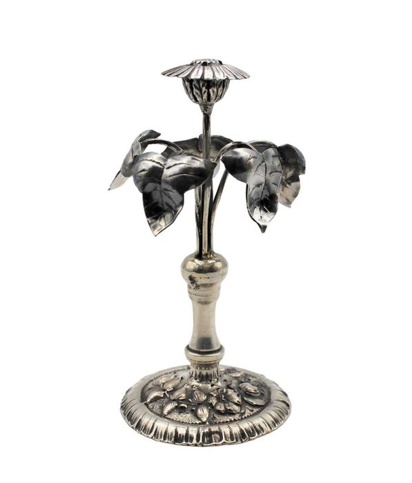 Paliteiro Mal-Me-Quer em Prata Portuguesa