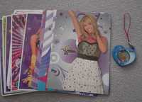 kolekcja karteczki do segregatora Hannah Montana+breloczek+