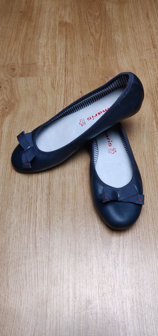 Baleriny skórzane Tamaris 36