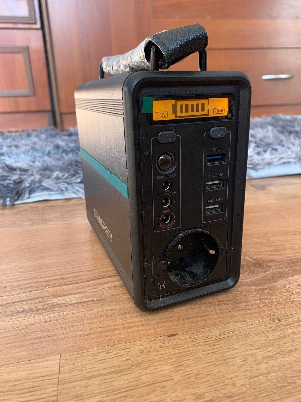 Портативна зарядна станція великий повербанк Swarey 166 Wh 52000 mAh