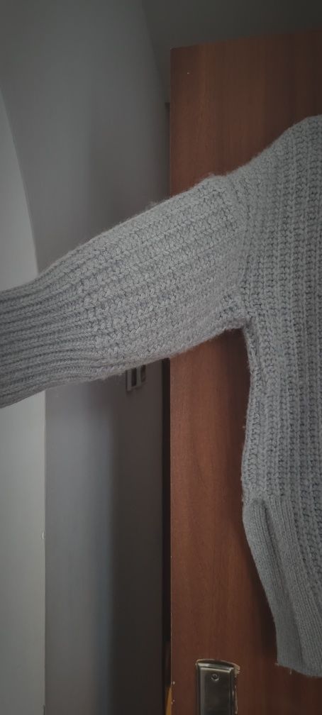 Risk made in Warsaw gruby sweter wełna kaszmir L/XL