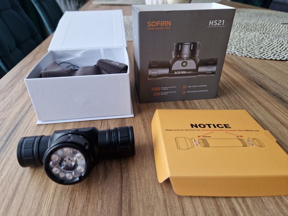 Sofirn HS21 Latarka czołowa Nowa hs22