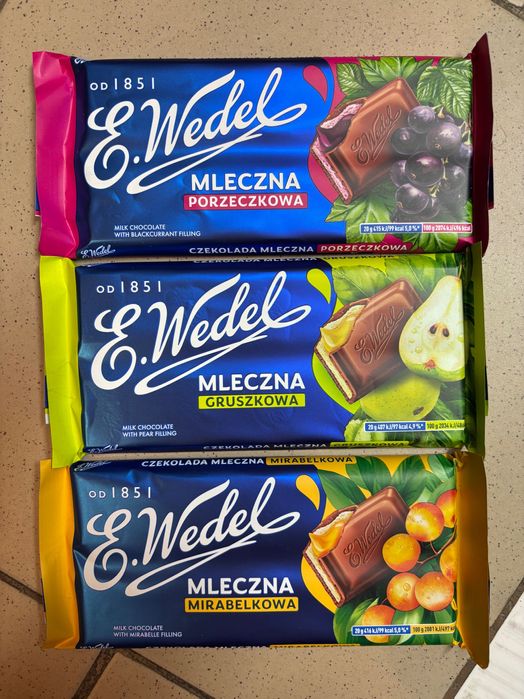 Czekolada Wedel /40 szt/różne smaki