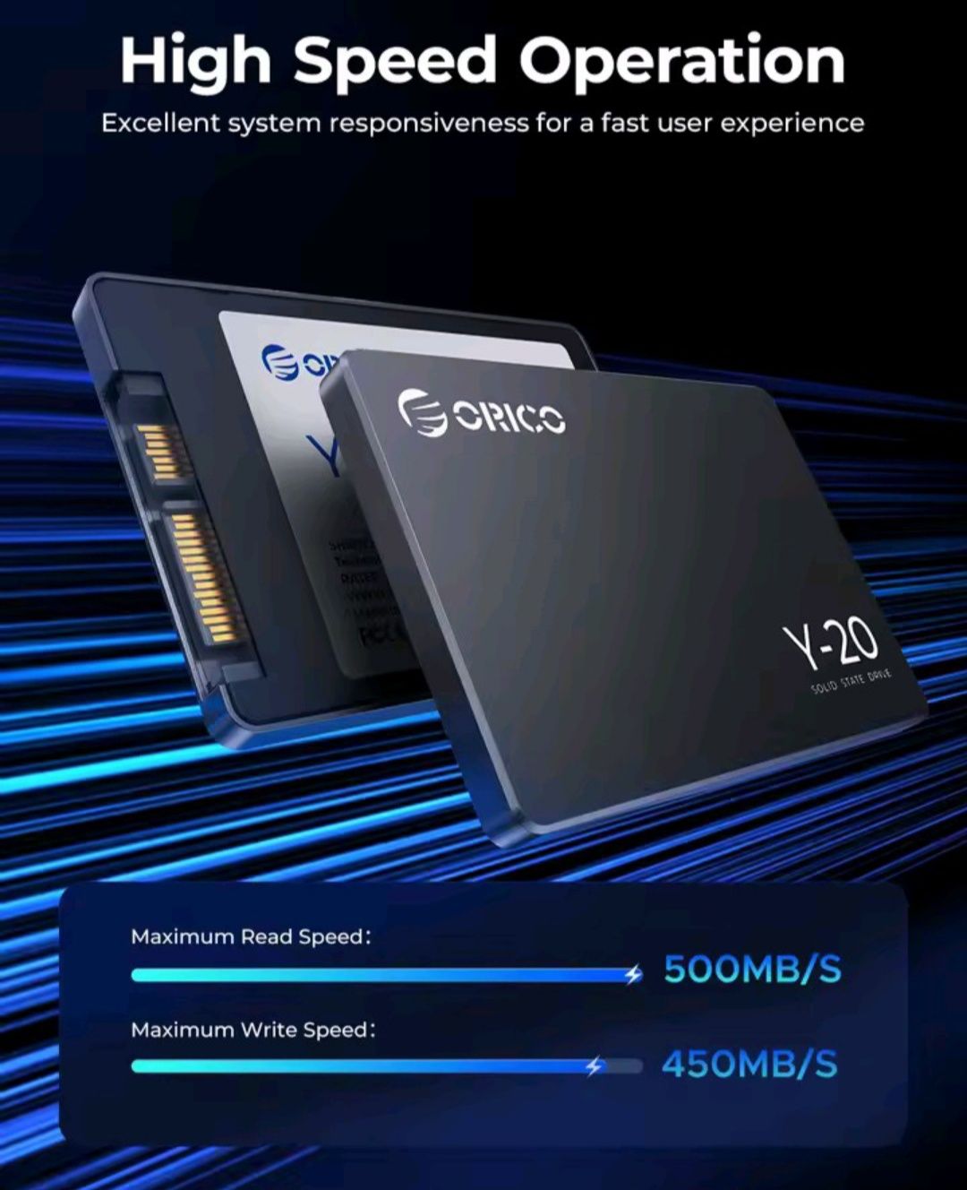ORICO Y-20 SSD Wewnętrzny dysk pół przewodnikowy 128GB