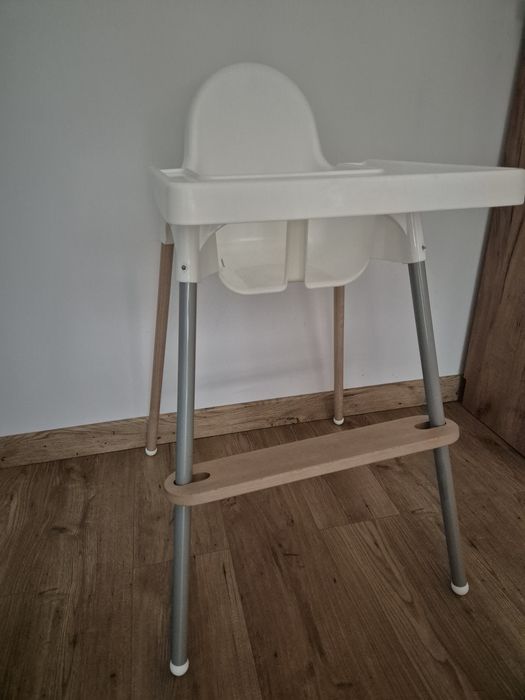 Ikea antilop z podnóżkiem podnóżek drewniany antilda krzesełko do kar