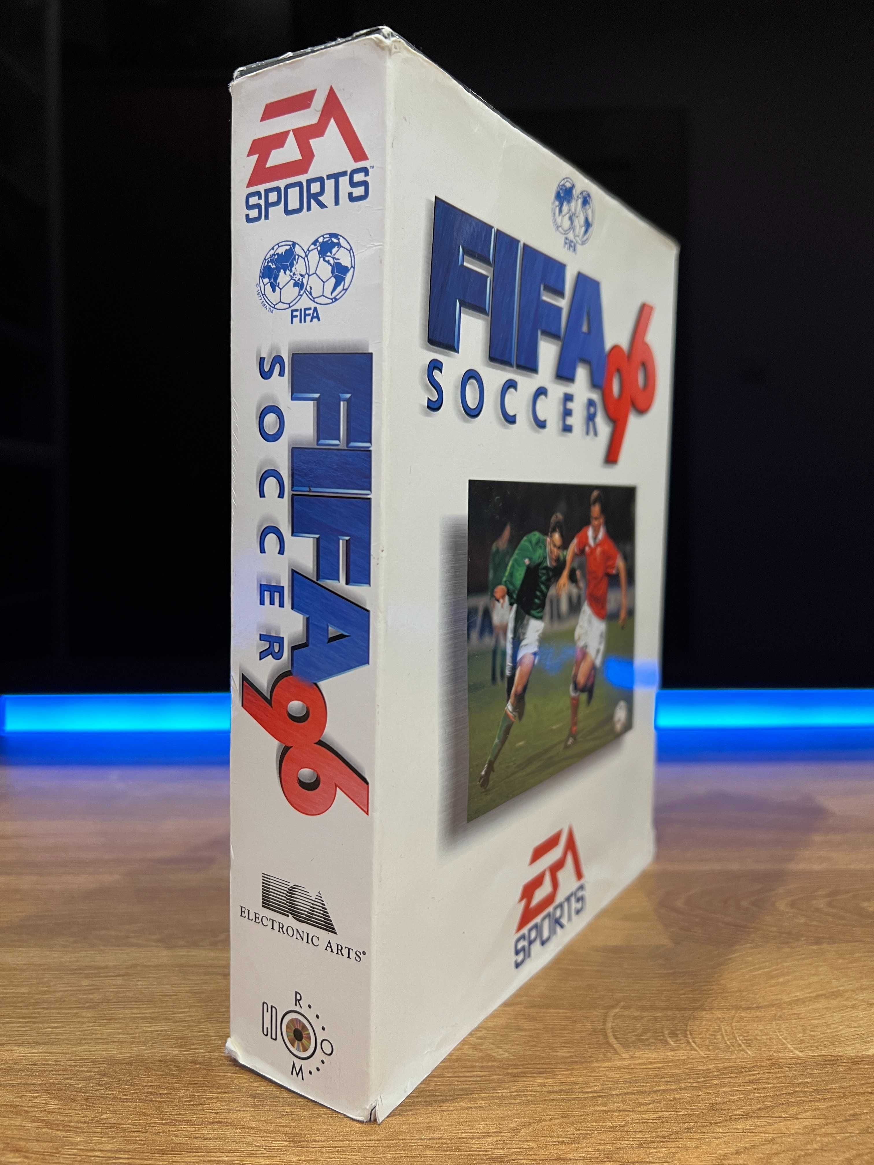 FIFA SOCCER 96 gra (PC EN 1995) BIG BOX premierowe kompletne wydanie