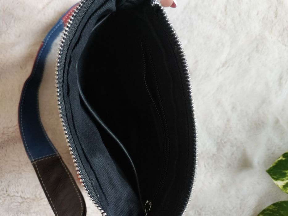 Skórzana Octopus kolorowa torba na ramię listonoszka stylowa oryginaln