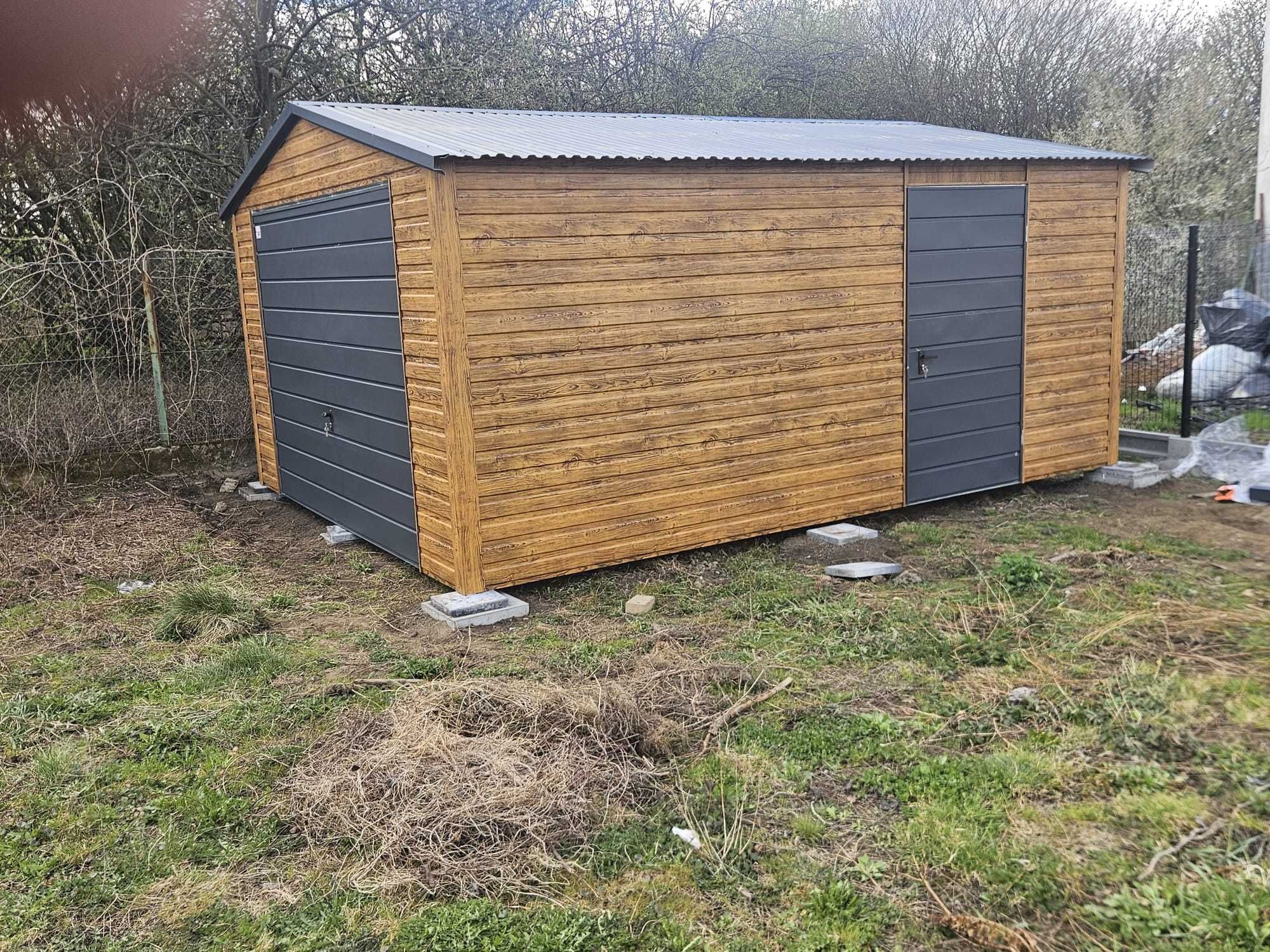 Garaż blaszany 6x5 Blaszak Hala Wiata Garaże blaszane 7x5 6x8 4x6 Raty