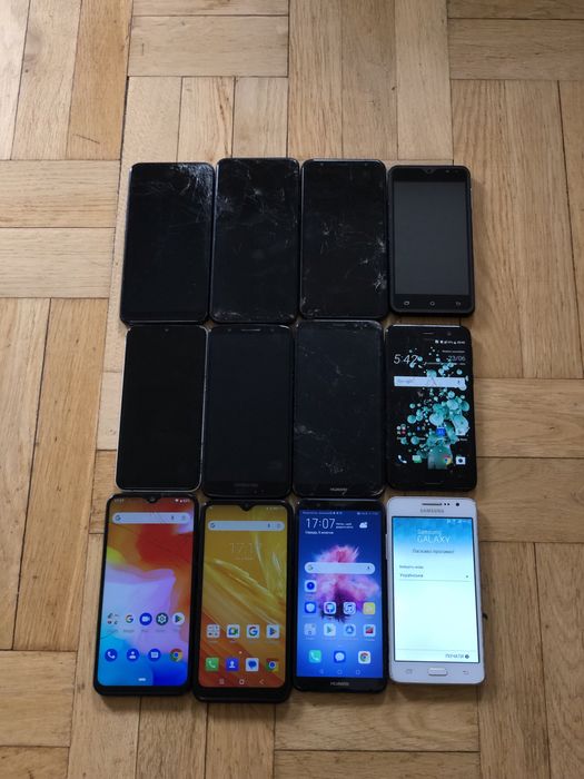 Лот Телефонів Samsung /Huawei /Motorola та інші 12шт