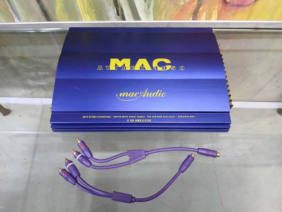 Wzmacniacz samochodowy 4 kanały Mac Audio Mac Attack 4050