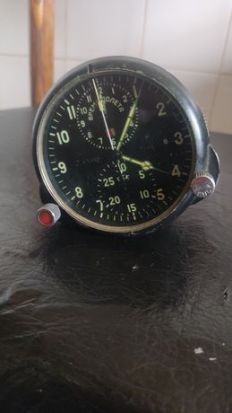 Авиационные часы АЧС-1М хронограф хронометр рабочие СССР