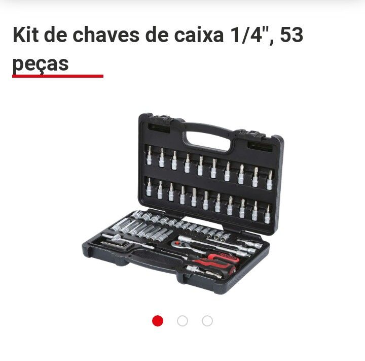 Jogo de chaves 1/4", Kit de chaves 1/4" novo